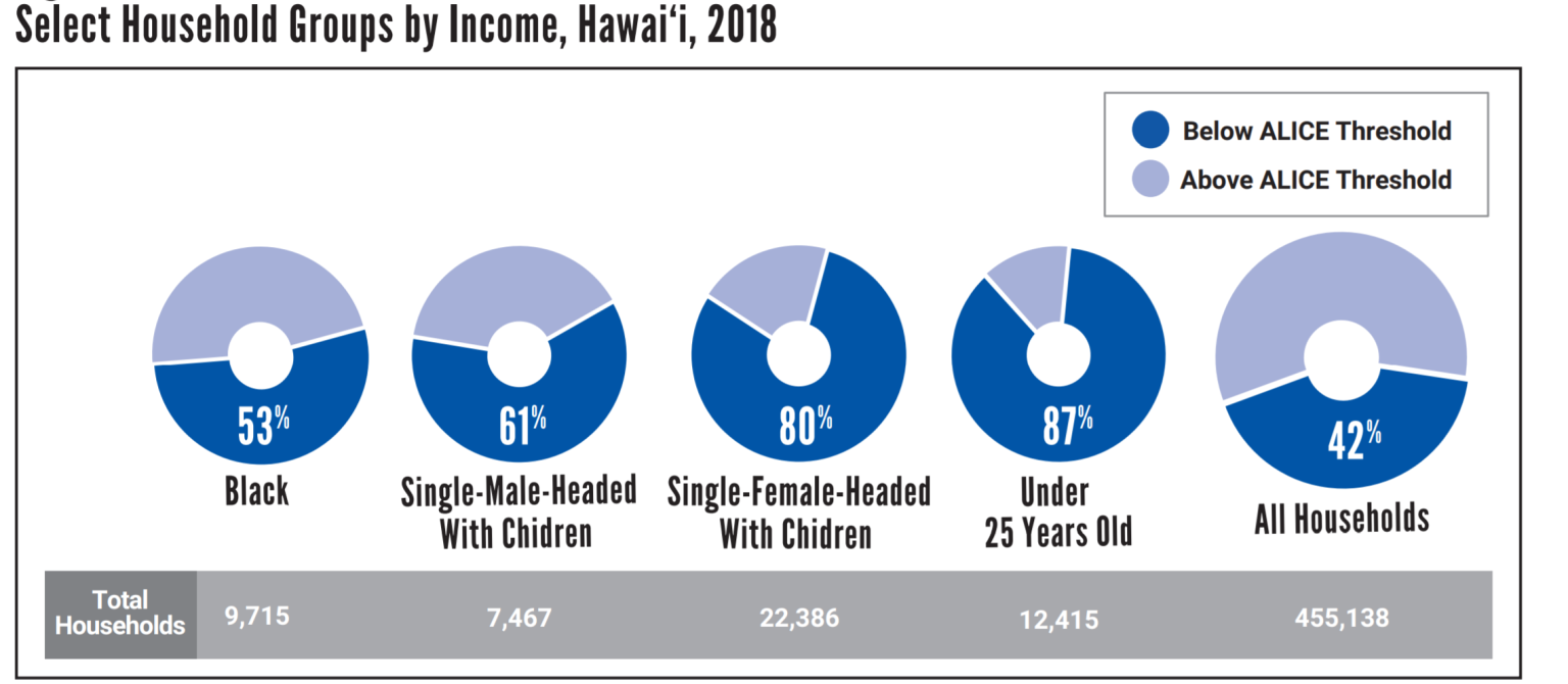 2020 Asset Limited, Constraint, Employed (ALICE) Report Hawai'i Health Data Warehouse
